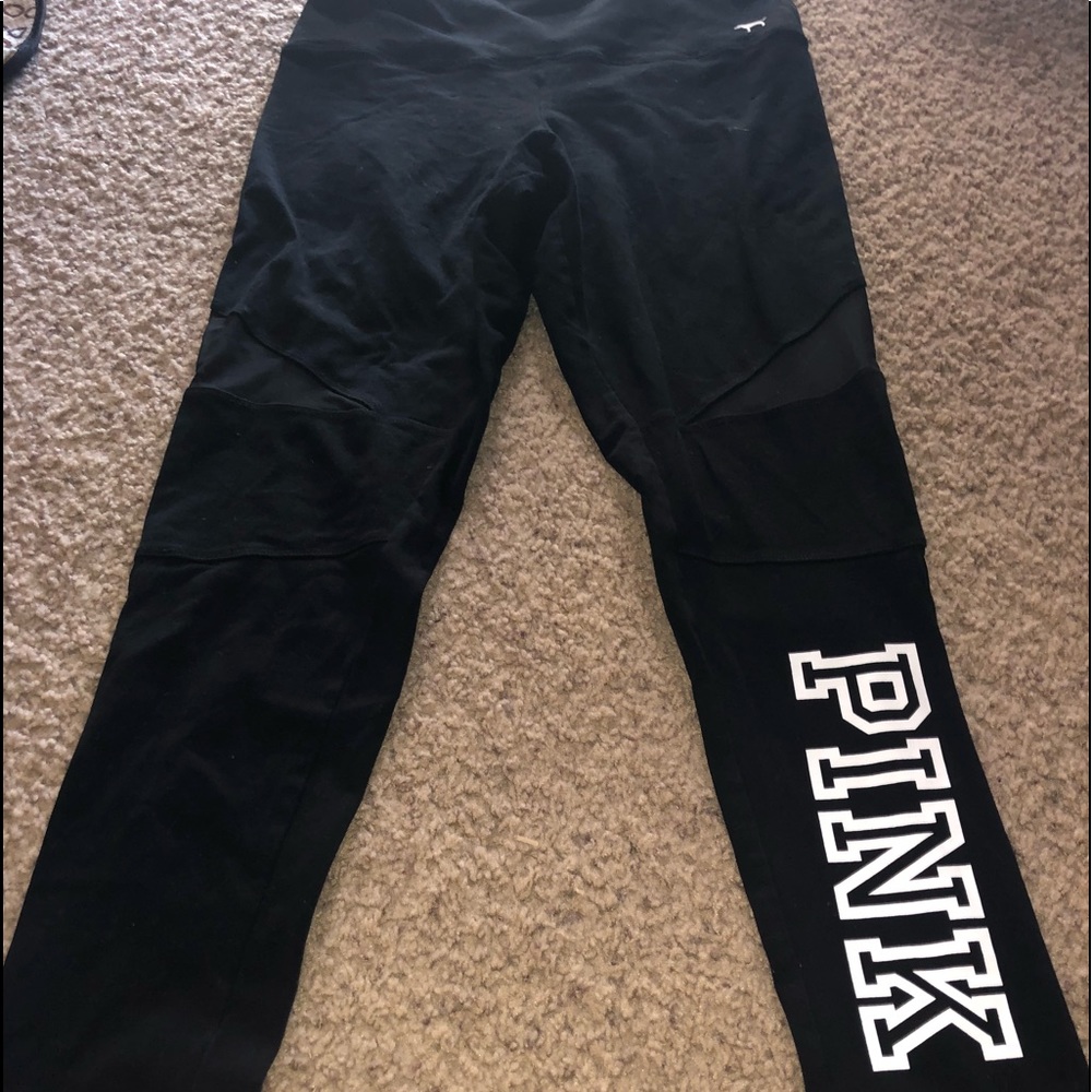 PINK COTTON LEGGINGS LIKE NEW WORN ONCE